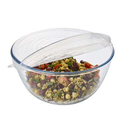 Reusable plastic covers clearance for bowls