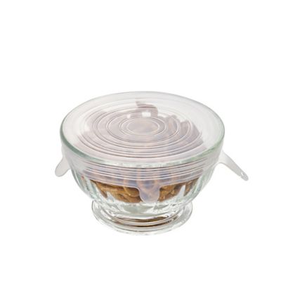 6 Lakeland Clear Reusable Silicone Stretch Lids image(8)