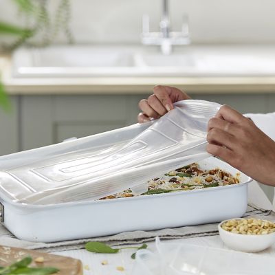 2 Lakeland Silicone Stretch Lids – Rectangular image(4)