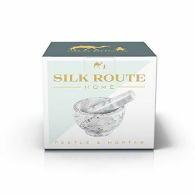Silk Route Spice Company White Marble Pestle and Mortar image(3)
