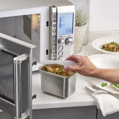 MasterClass Microwavable Stainless Steel Food Container 1L image(4)