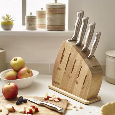 Tramontina Beech Knife Block with 5 Knives image(2)