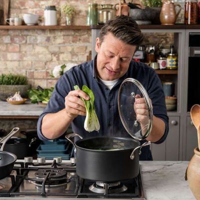 Jamie Oliver by Tefal 30cm Hard Anodised Shallow Pan image(5)