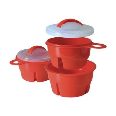 Lakeland Microwave 2 Egg Poachers Lakeland