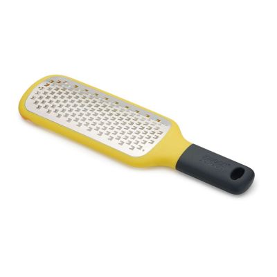 Joseph Joseph Grip Grater Coarse Paddle Grater with Bowl Grip Yellow image(3)