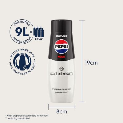 SodaStream Pepsi Max Sparkling Drink Mix 440ml image(6)