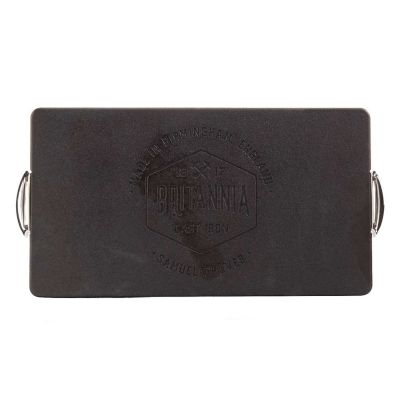 Samuel Groves Britannia Cast Iron Double Burner Griddle image(5)