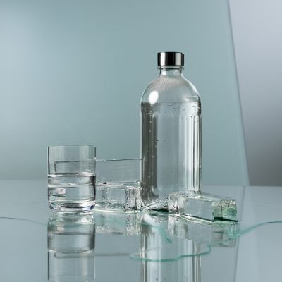Aarke Pro Glass Bottle Polished Steel image(2)