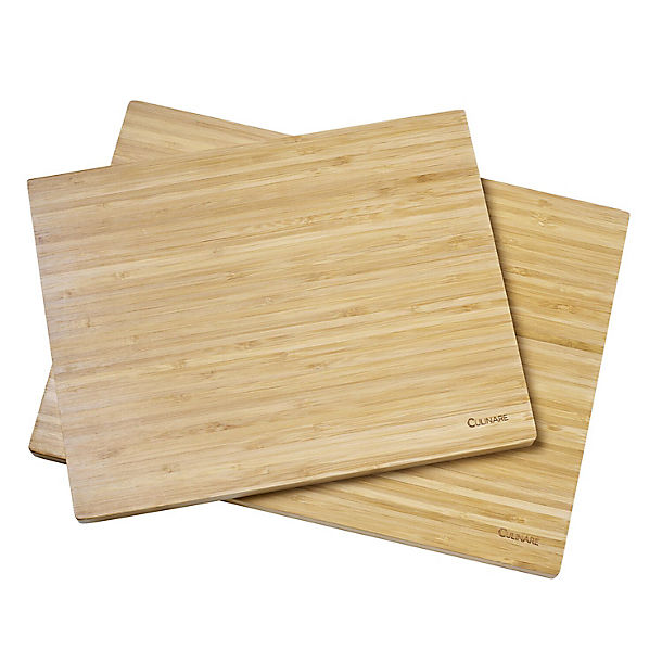 Culinare Naturals Bamboo 2-piece Chopping Board Set image(1)