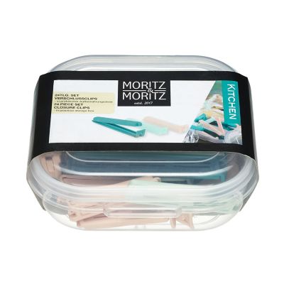 24 Mixed Food Storage and Bag Sealing Clips in Storage Box – Assorted Colours image(5)