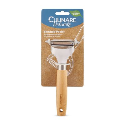 Culinare Naturals Serrated Peeler with Bamboo Handle image(3)