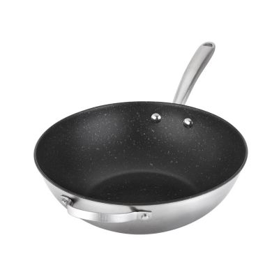  Ken Hom Classic Non-Stick Wok, 31cm, Black : Home & Kitchen