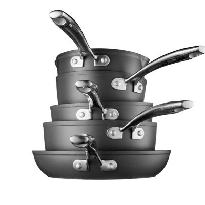 Lakeland 5-Piece Hard Anodised Pan Set image(1)