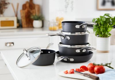 Lakeland 5-Piece Hard Anodised Pan Set image(2)