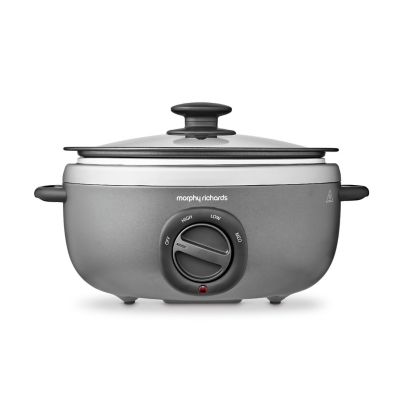 Morphy Richards 3.5 Litre Sear & Stew Slow Cooker Titanium 460002
