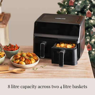 Lakeland Dual Basket Air Fryer with Easy View Windows 8L image(2)