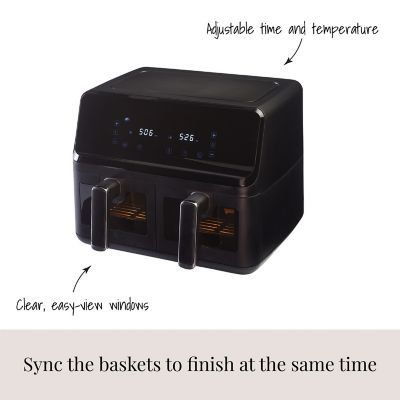 Lakeland Dual Basket Air Fryer with Easy View Windows 8L image(3)