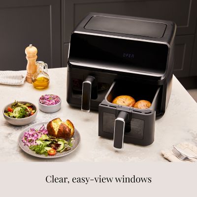 Lakeland Dual Basket Air Fryer with Easy View Windows 8L image(4)