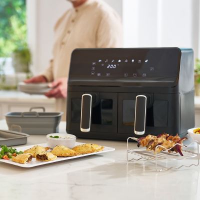 Lakeland Dual Basket Air Fryer with Easy View Windows 8L image(8)