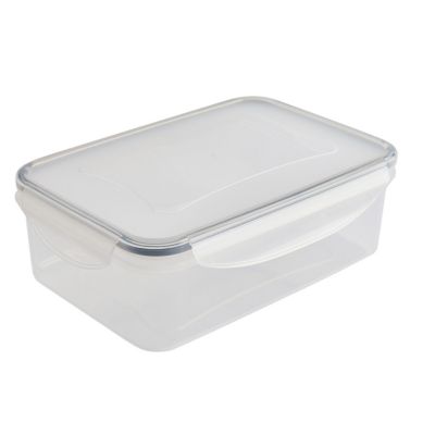 Plastic Cold Food Storage Container - 2.5 Inch Deep - Rectangle