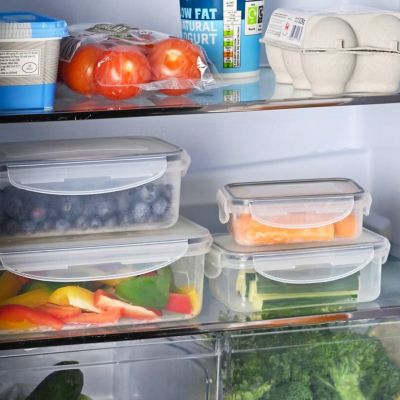 5 Lakeland Clip Rectangular Nestable Storage Containers image(2)