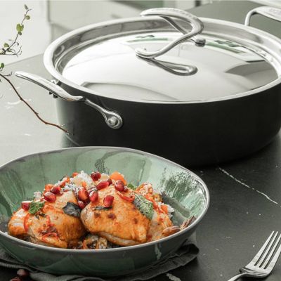 Circulon Style 24cm Hard Anodised Sauteuse Pan image(3)
