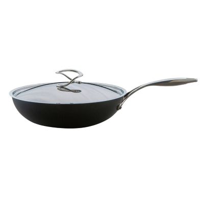 Ninja ZEROSTICK 28cm Flat-Bottomed Wok with Lid