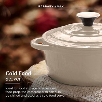 24cm Round Cast Iron Casserole Dish image(9)