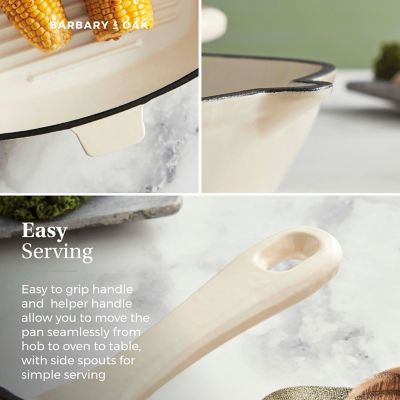 28cm Cast Iron Griddle Pan image(5)