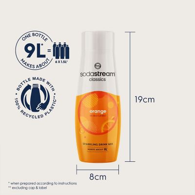 SodaStream Classics Orange Sparkling Drink Mix 440ml image(5)