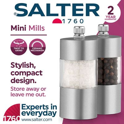 Salter Mini Salt and Pepper Mill Set image(6)