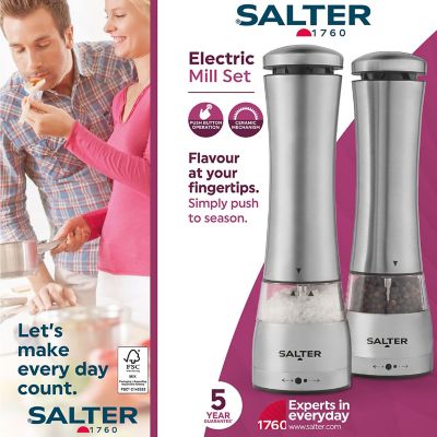 Salter Electronic Stainless Steel Mill Set image(7)