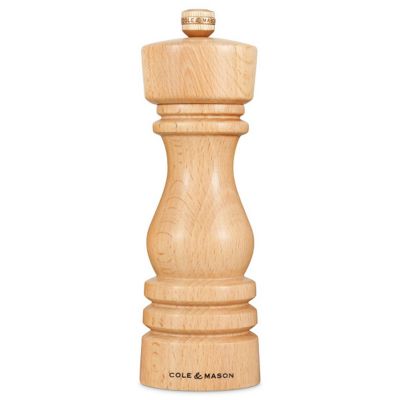 COLE & MASON BASICS BEECH WOOD & ACRYLIC SALT & PEPPER MILL SET – Cole &  Mason US