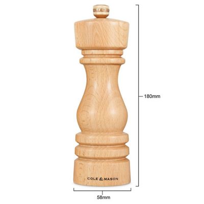 Cole & Mason London Beech Wood Salt Mill image(10)