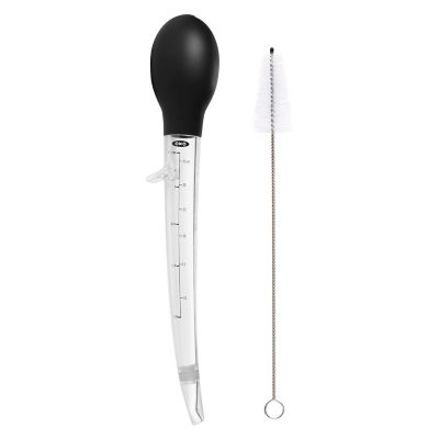 Good Grips Angled Baster with Cleaning Brush, Oxo