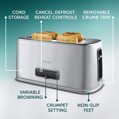 Breville Edge Long Slot 4-Slice Toaster image(3)