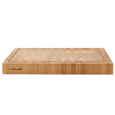 Lakeland End Grain Oak Chopping Board 40cm image(3)