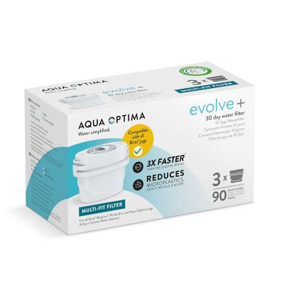 Aqua Optima Evolve+ Water Filter Cartridges - Pack of 3 image(3)