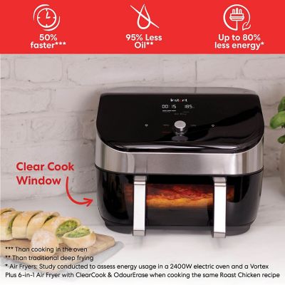 Instant Vortex Plus VersaZone Large  8.5L Air Fryer with ClearCook Window 140-4100-01-UK image(6)