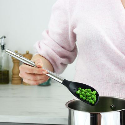 Lakeland Stainless Steel and Silicone Slotted Spoon image(2)