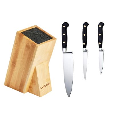 Universal 5-Knife Wood Knife Block