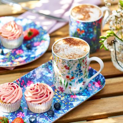 Lakeland Summer Meadow Porcelain Mugs – Set of 2 image(2)