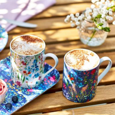 Lakeland Summer Meadow Porcelain Mugs – Set of 2 image(3)