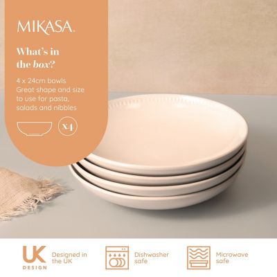 Mikasa Cranborne 4-piece Pasta Bowl Set  image(3)