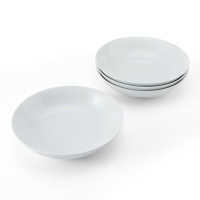 Mikasa Chalk 4-piece Porcelain Pasta Bowl Set image(1)