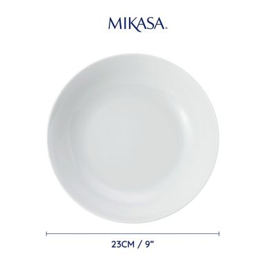 Mikasa Chalk 4-piece Porcelain Pasta Bowl Set image(5)