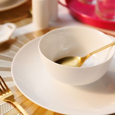 Mikasa Chalk 4-piece Porcelain Dinner Plate Set image(3)