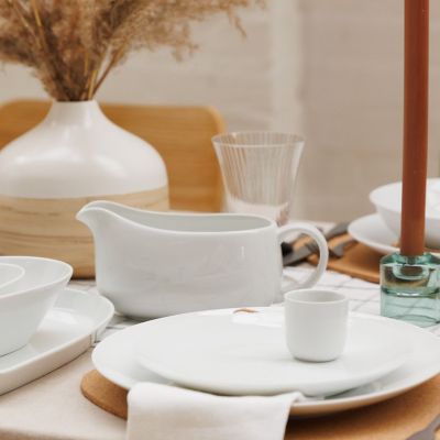 4 Mikasa Chalk Porcelain Side Plates image(2)