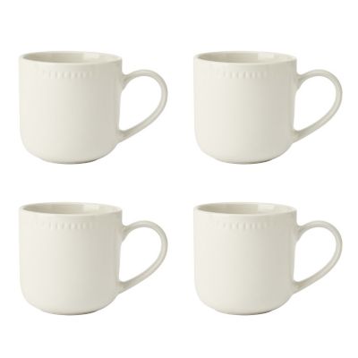 4 Mikasa Cranborne Stoneware Mugs 320ml  image(1)