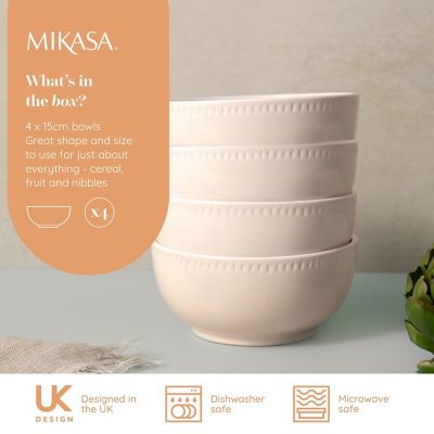Mikasa Cranborne 4-piece Cereal Bowl Set  image(5)